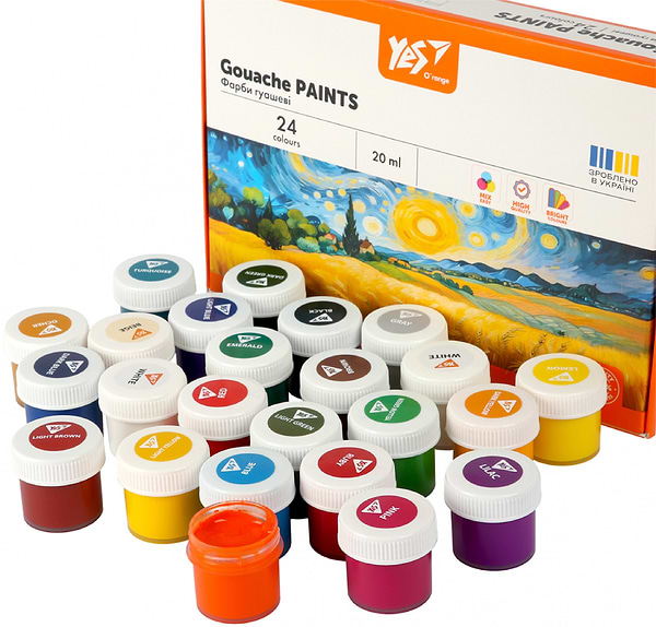 Фото - Краски YES Orange Line 24 цв. по 20 мл (230434)