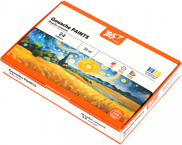 Фото - Краски YES Orange Line 24 цв. по 20 мл (230434)