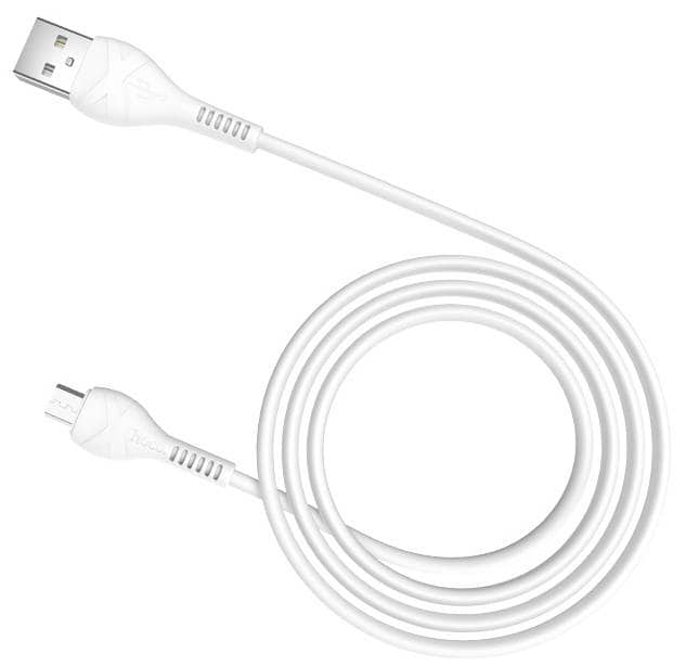 Кабель синхронізації даних HOCO X37 USB to Micro 2.4A, 1m White (6931474710505)