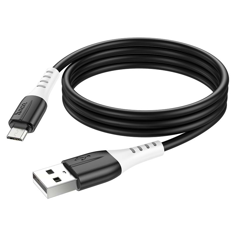 Кабель HOCO X82 USB to Micro 2.4A, 1m Black (6931474768551)