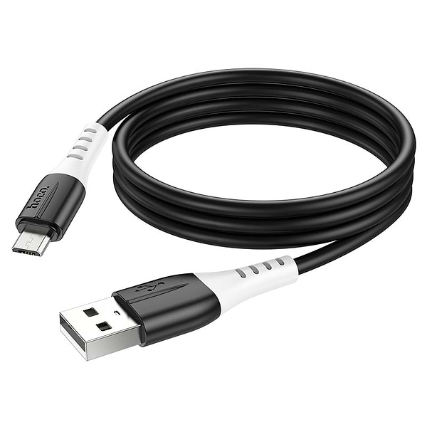 Фото - Уцінка - Кабель синхронізації даних HOCO X82 USB to Micro 2.4A, 1m Black (6931474768551)