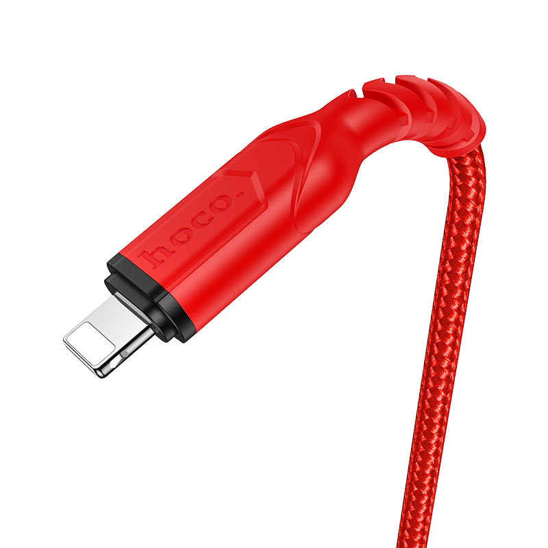 Фото - Кабель синхронизации данных HOCO X59 USB to iP 2.4A, 1m Red (6931474744876)