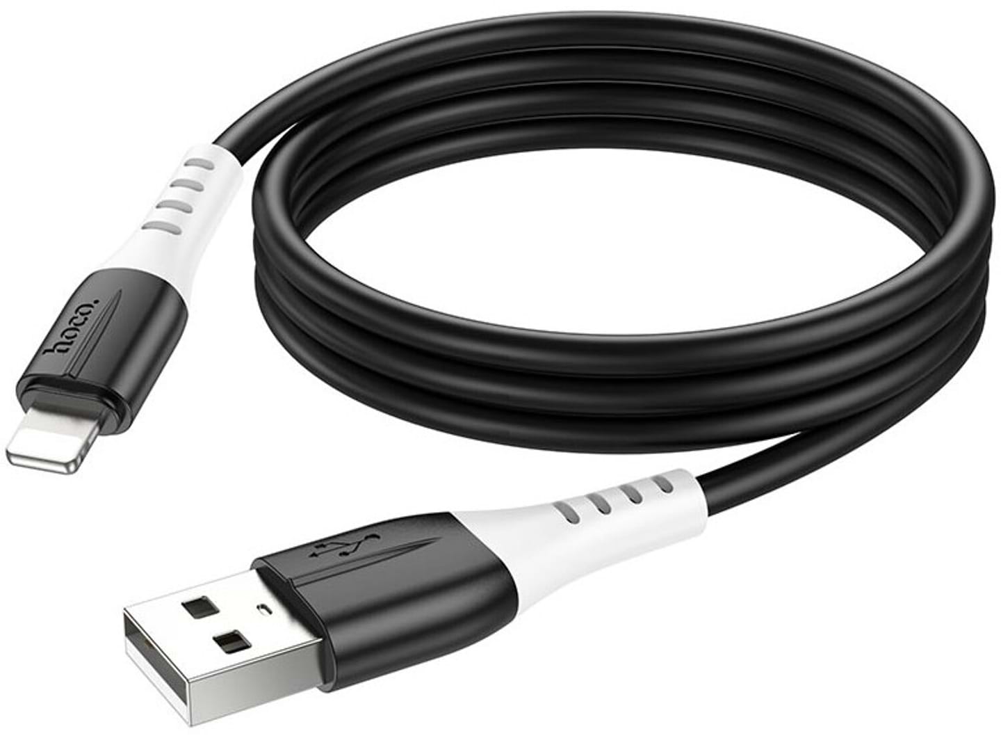 Кабель синхронізації даних HOCO X82 USB to iP 2.4A, 1m Black (6931474768537)