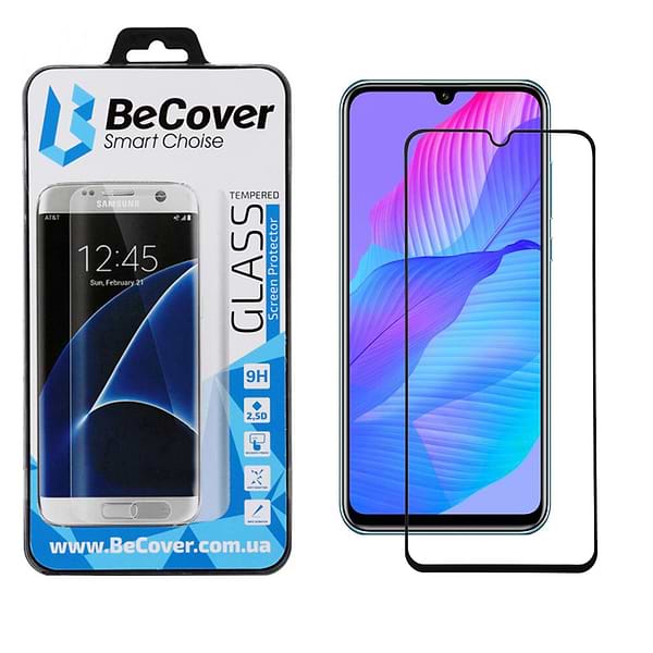 Фото - Захисне скло для смартфону BeCover Huawei Y8p/P Smart S Black (705142)