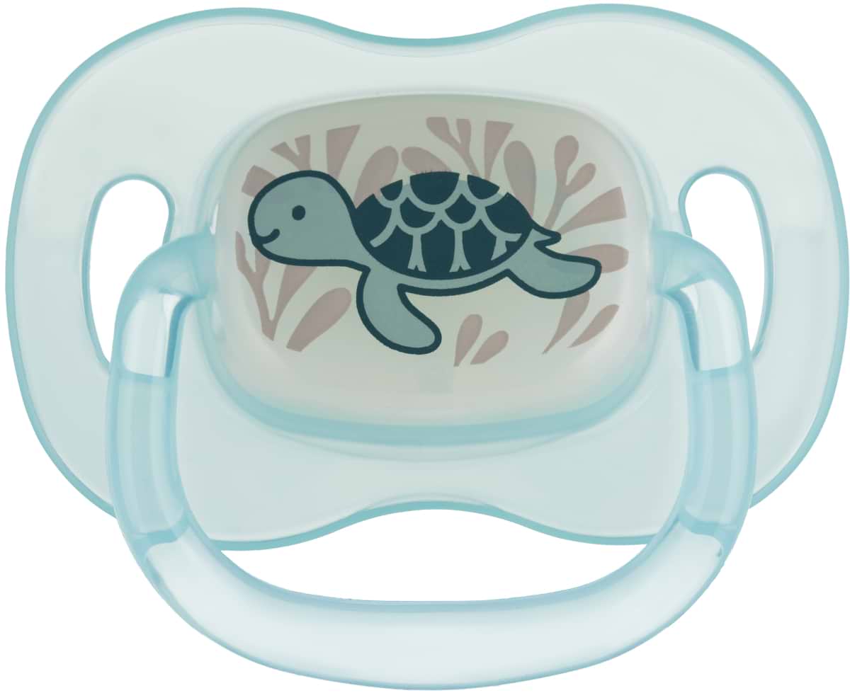 Кругла пустушка Canpol babies 6-18 міс Love&Sea - блакитна (34/901_blu)