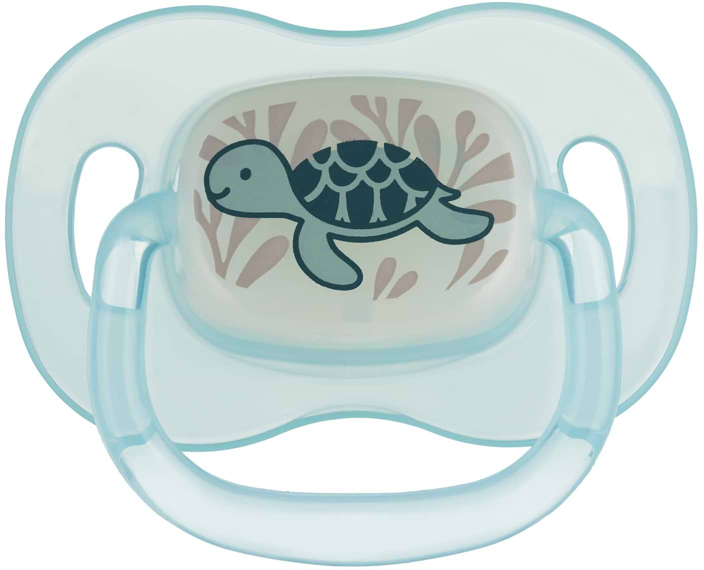 Кругла пустушка Canpol babies 18+ міс Love&Sea - блакитна (34/902_blu)