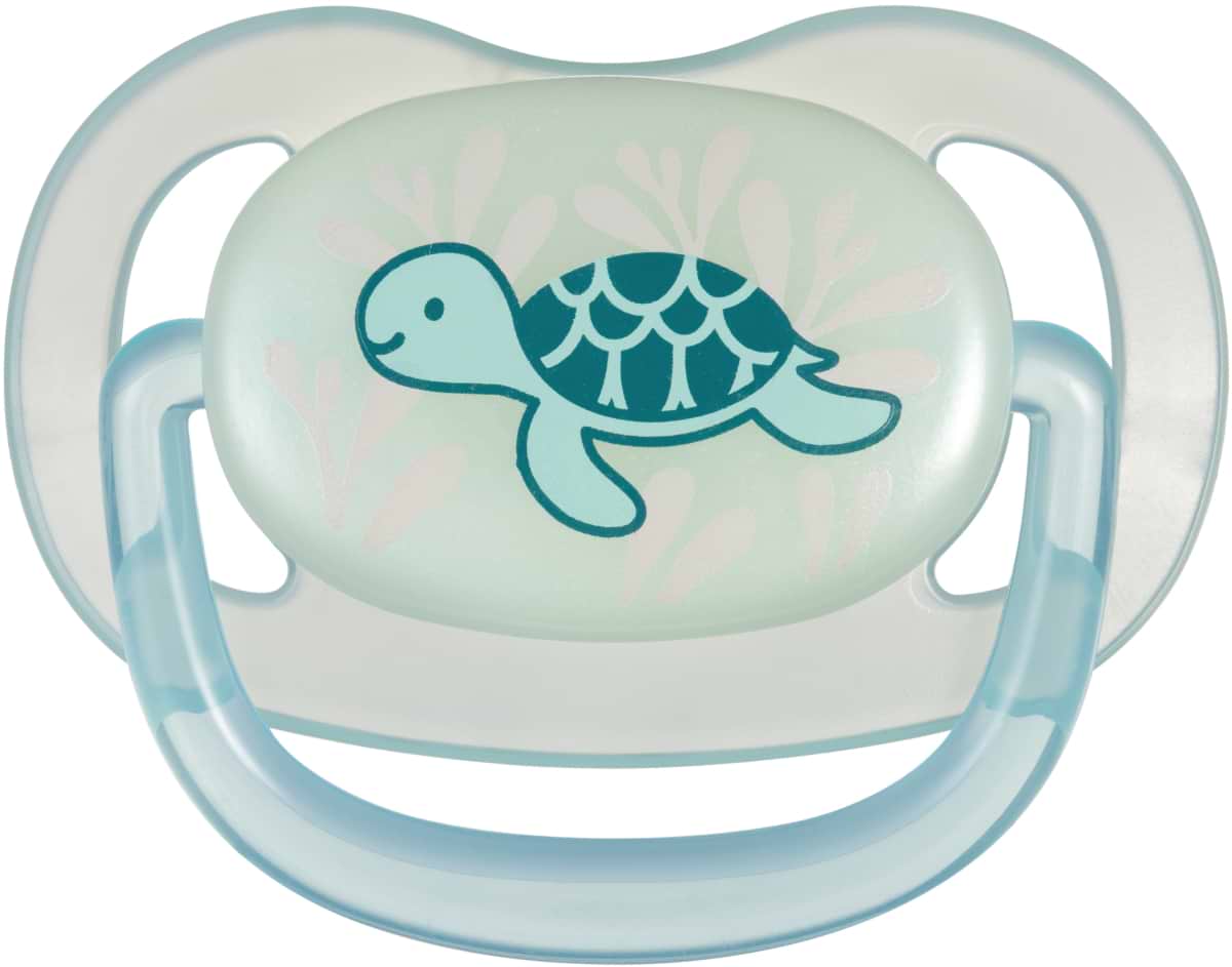 Анатомічна пустушка Canpol babies 6-18 міс Love&Sea - блакитна (34/909_blu)