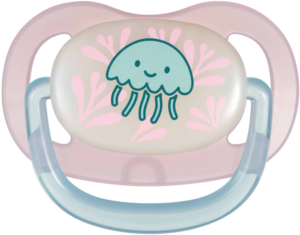 Анатомічна пустушка Canpol babies 18+ міс Love&Sea - рожева (34/910_pin)