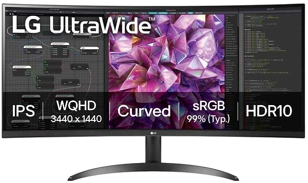 Фото - Монітор LG 34WQ60C-B Фото - Монітор LG 34WQ60C-B