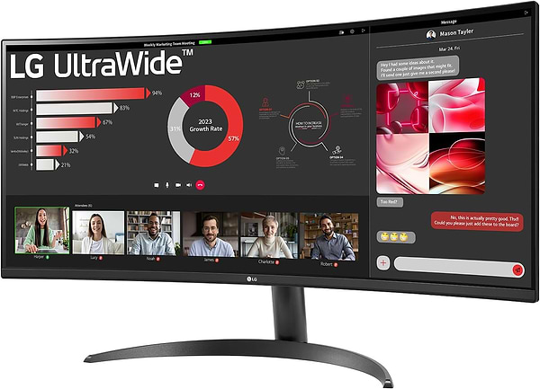 Фото - Монитор LG 34WR50QK-B