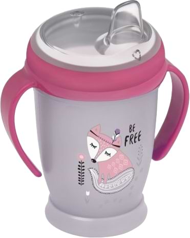 Чашка-непроливайка детская Lovi Indian Summer для девочки JUNIOR, 250 мл. (35/346girl)