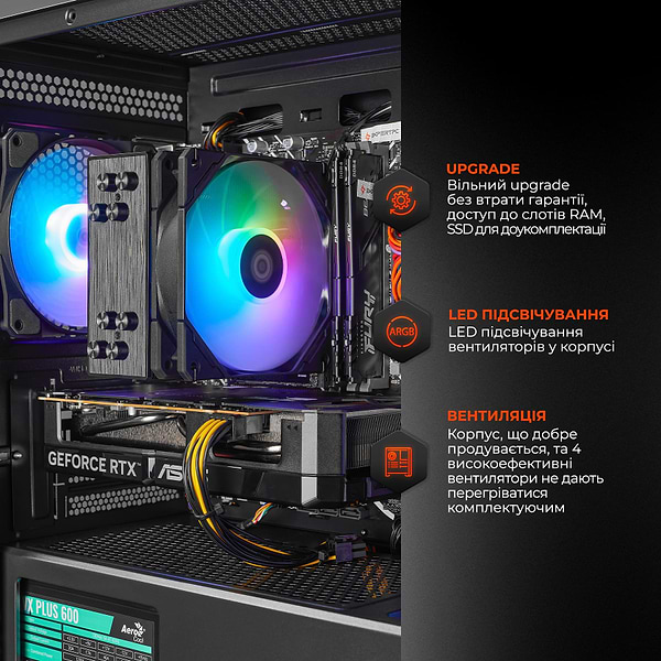 Фото - Уцінка - Системний блок Expert PC Ultimate (I12400F.32.S1.5060.A6305)