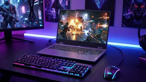 Фото - Ноутбук ігровий Lenovo LOQ 15ARP9 (83JC00K6RA) Luna Grey