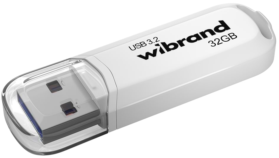 Флеш USB Wibrand USB 3.2 Gen1 Marten 32GB White (WI3.2/MA32P10W)