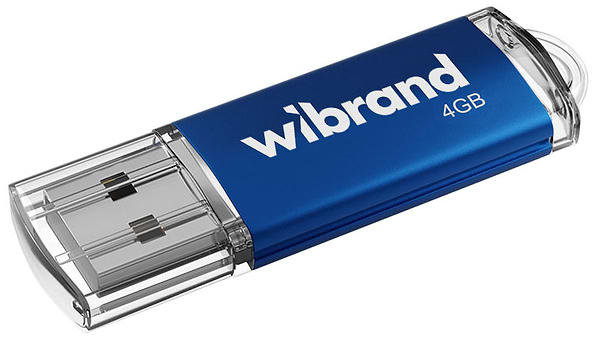 Фото - Флеш USB Wibrand USB 2.0 Cougar 4Gb Blue (WI2.0/CU4P1U)