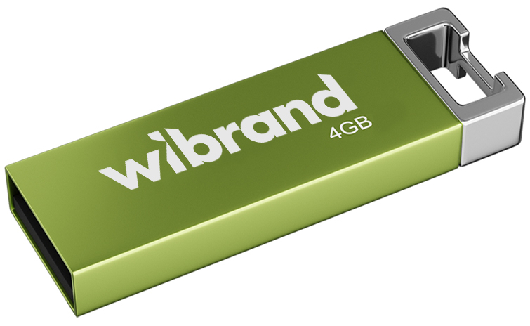 Флеш USB Wibrand USB 2.0 Chameleon 4Gb Light Green (WI2.0/CH4U6LG)