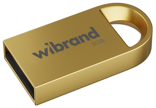 Флеш USB Wibrand USB 2.0 Lynx 8Gb Gold (WI2.0/LY8M2G)