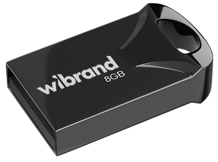 Флеш USB Wibrand USB 2.0 Hawk 8Gb Black (WI2.0/HA8M1B)