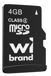 Карта пам'яті Wibrand 4Gb class 4 (WICDC4/4GB)
