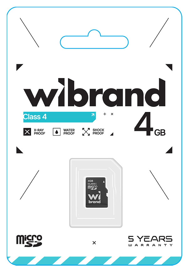Фото - Карта памяти Wibrand 4Gb class 4 (WICDC4/4GB)