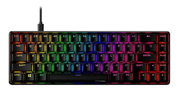 Фото - Клавиатура проводная игровая HyperX Alloy Origins 65 USB-A Black (4P5D6AA)