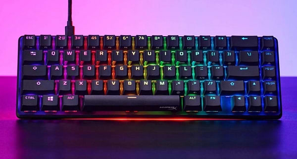Фото - Клавиатура проводная игровая HyperX Alloy Origins 65 USB-A Black (4P5D6AA)
