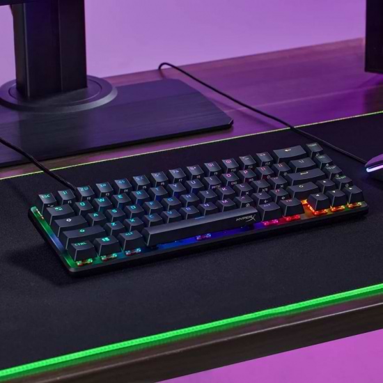 Фото - Клавиатура проводная игровая HyperX Alloy Origins 65 USB-A Black (4P5D6AA)