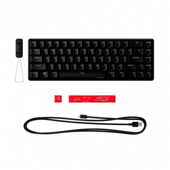 Фото - Клавиатура проводная игровая HyperX Alloy Origins 65 USB-A Black (4P5D6AA)
