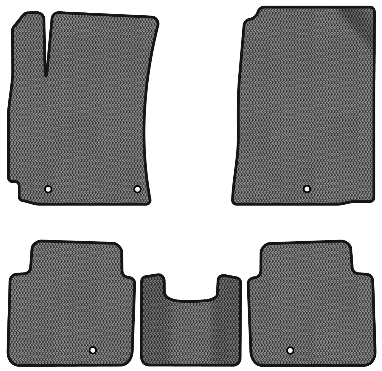 EVA килимки в салон авто EVAtech для Elantra (AD) Hyundai 2015-2020 6 покоління Sedan USA HY1478C5KH5RGB