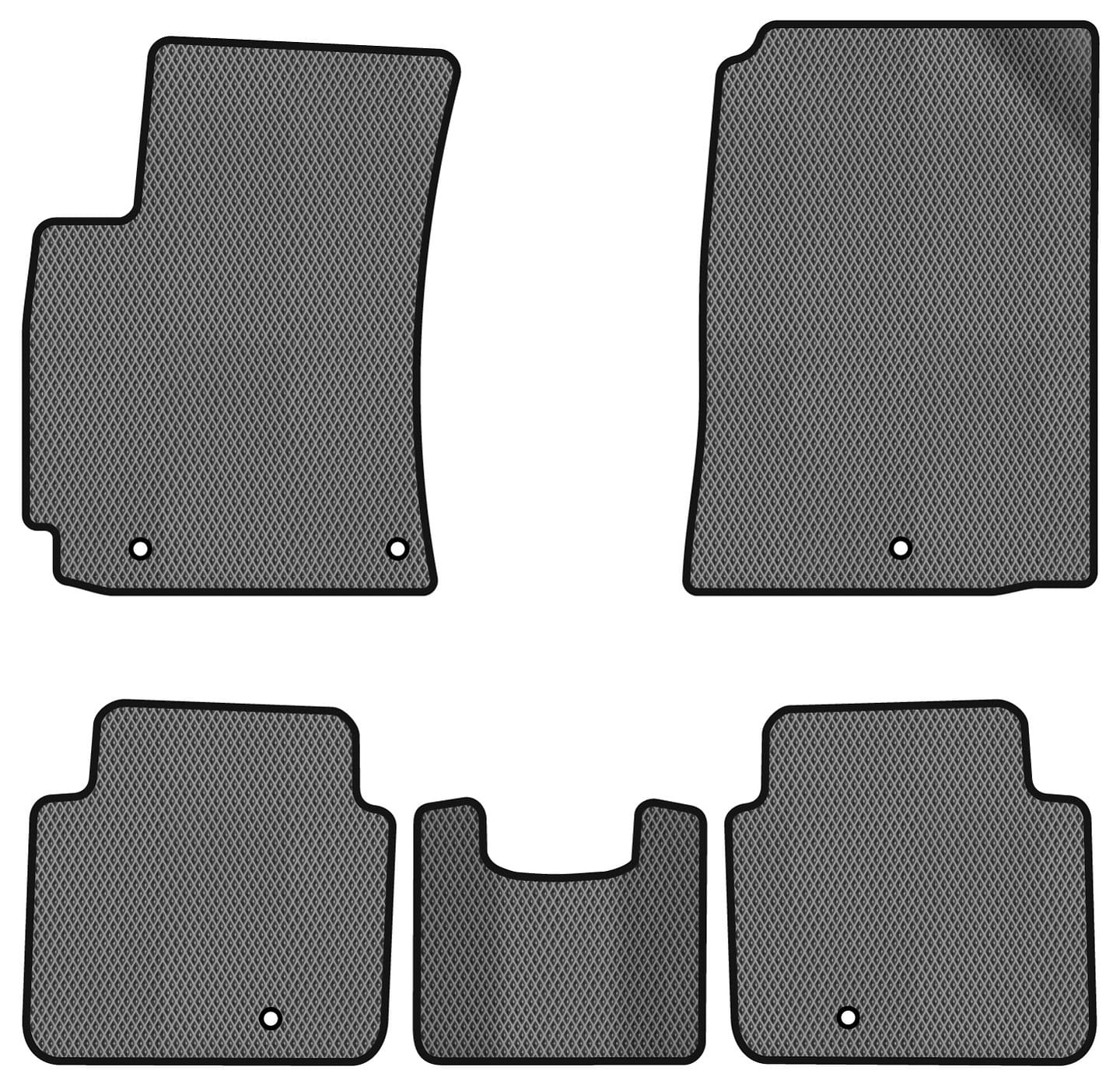 EVA килимки в салон авто EVAtech для Elantra (AD) Hyundai 2015-2020 6 покоління Sedan USA HY1478CB5KH5RGB