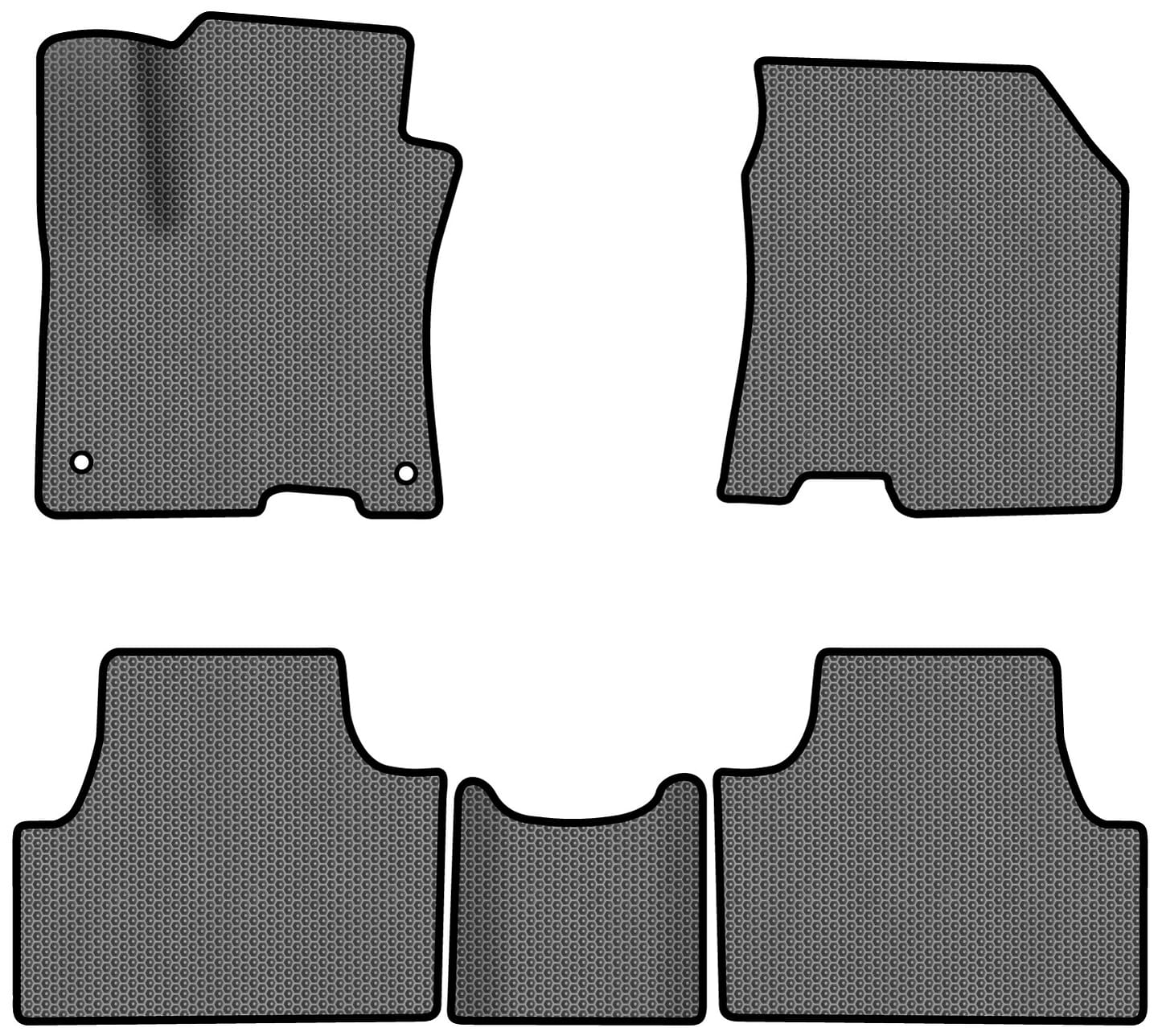 EVA килимки в салон авто EVAtech для Kona Electric Hyundai 2017-2023 1 покоління SUV EU HY1505CE5KH2SGB