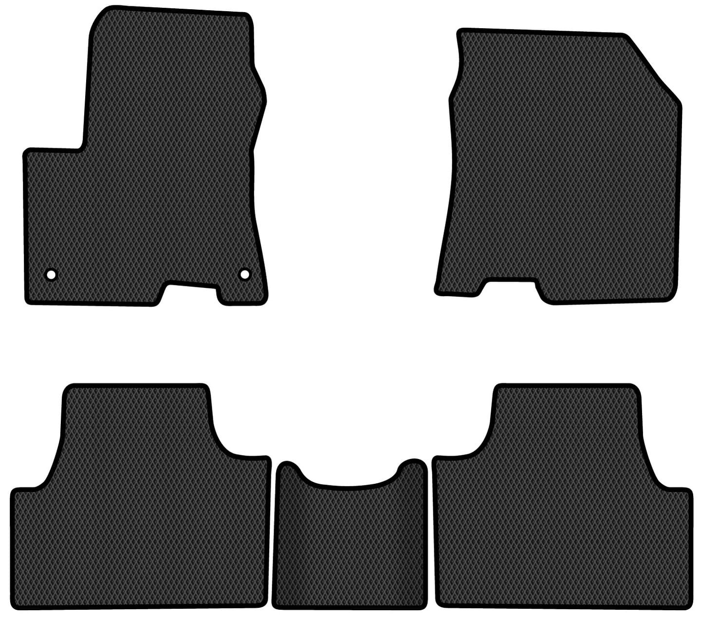 EVA килимки в салон авто EVAtech для Kona Electric Hyundai 2017-2023 1 покоління SUV EU HY1505CG5KH2RBB