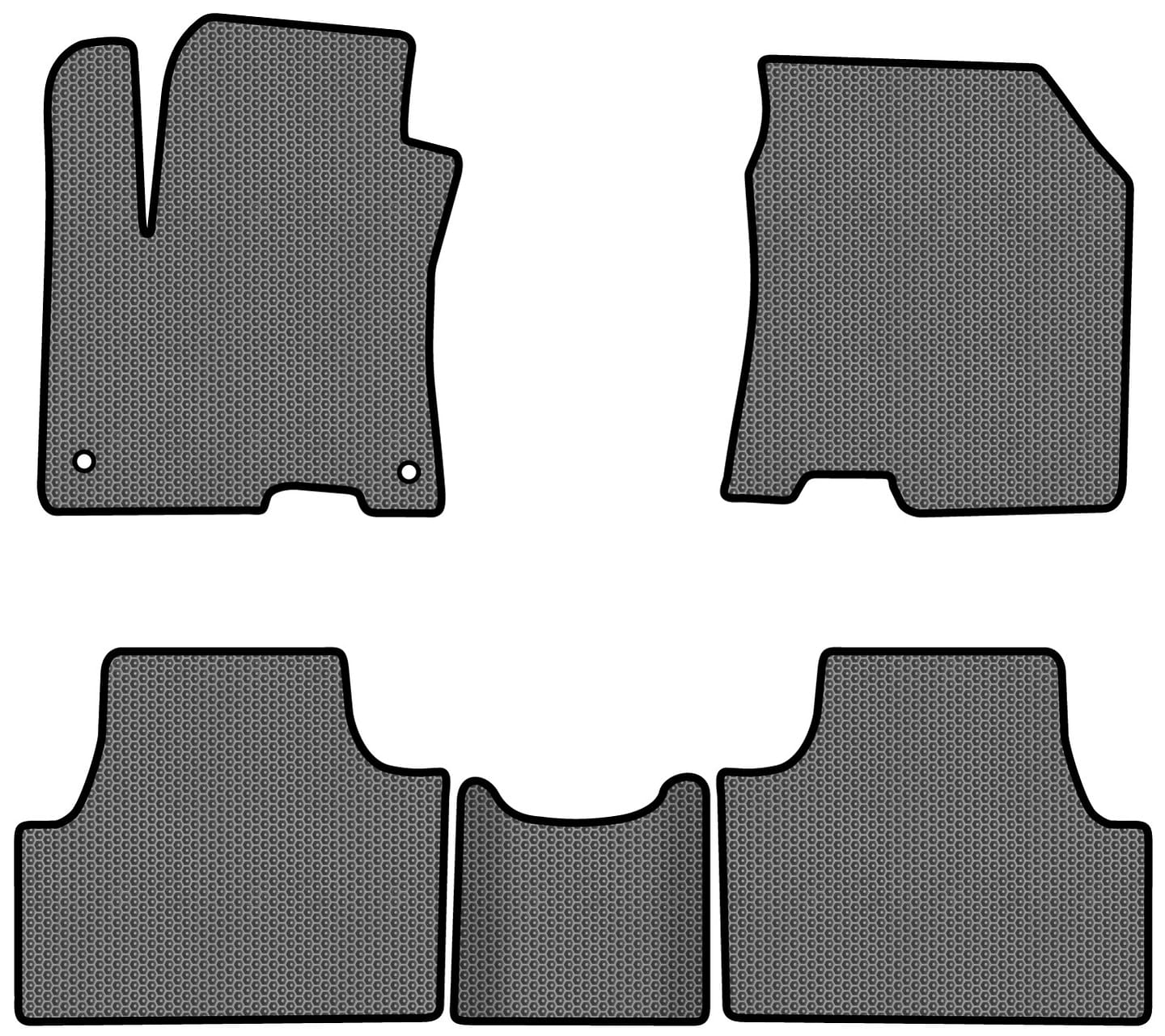 EVA килимки в салон авто EVAtech для Kona Electric Hyundai 2017-2023 1 покоління SUV EU HY1505CV5KH2SGB