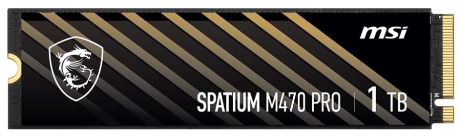 SSD-накопитель внутренний MSI SSD G4 M.2 NVME 1TB Spatium M470 PRO (S78-440L0J0-P83)