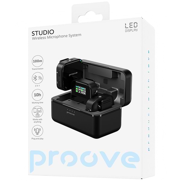 Фото - Мікрофон для смартфона Proove Studio Black (PSWM15000201)