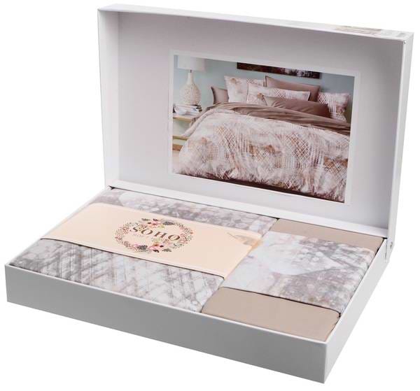 Фото - Комплект постільної білизни SOHO Lounge 200х230 Lucy Cream (A130126)