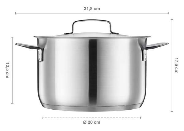 Фото - Каструля Fiskars All Steel 5 л (1064752)