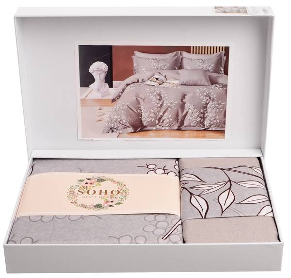 Фото - Комплект постільної білизни SOHO Lounge 200х230 Colani Silver (A130153)