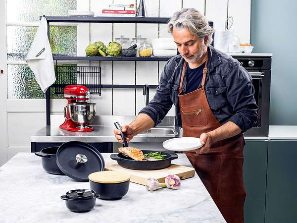 Фото - Сковорода гриль KitchenAid Matte Oven-to-table 26 см (CC004600-001)