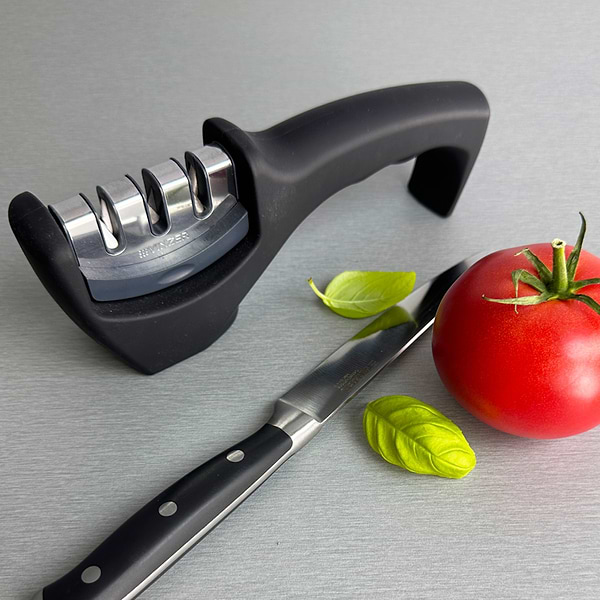 Фото - Точилка кухонных ножей Vinzer 3 в 1 (50530)