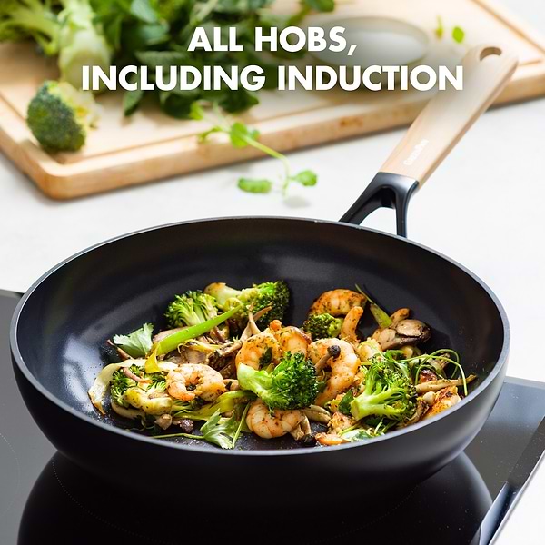 Фото - Сковорода ВОК Green Pan Eco Smartshape 28 см (CC006448-001)