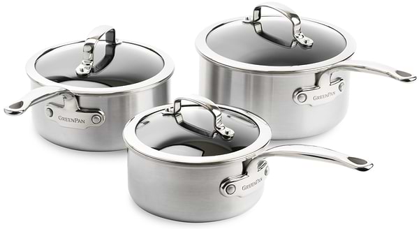 Фото - Набір ковшів Green Pan Premiere 1.6/2,1/3,1 л (CC003822-001)