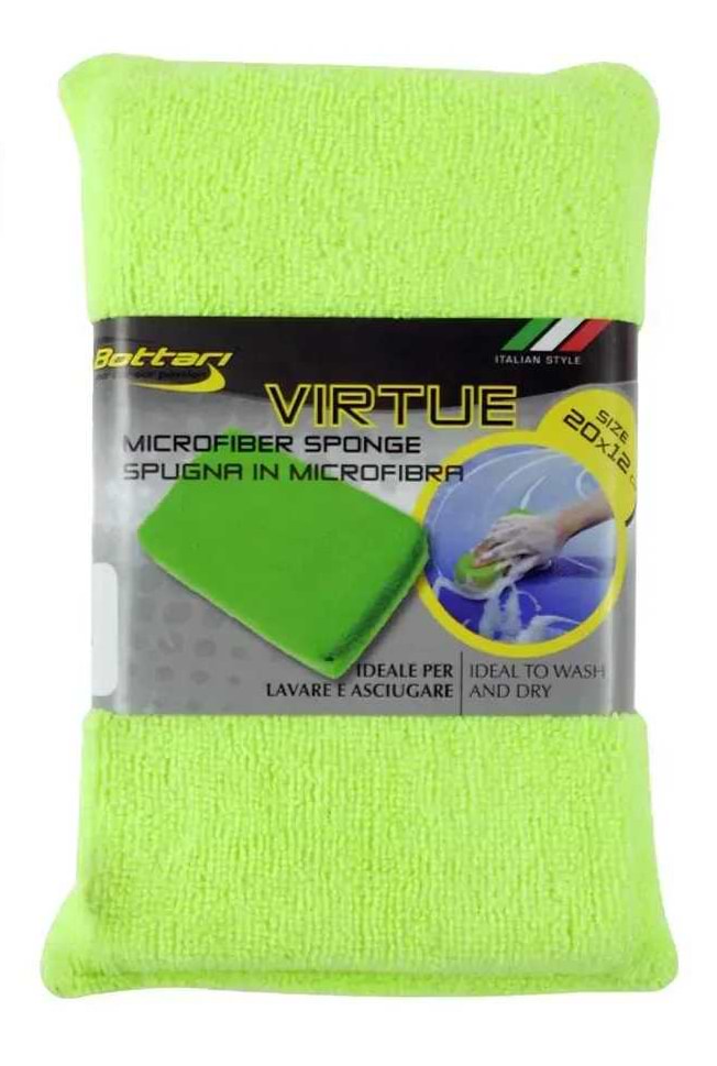 Автомобільна губка Bottari 20х12х3 см VIRTUE (32114-IS)