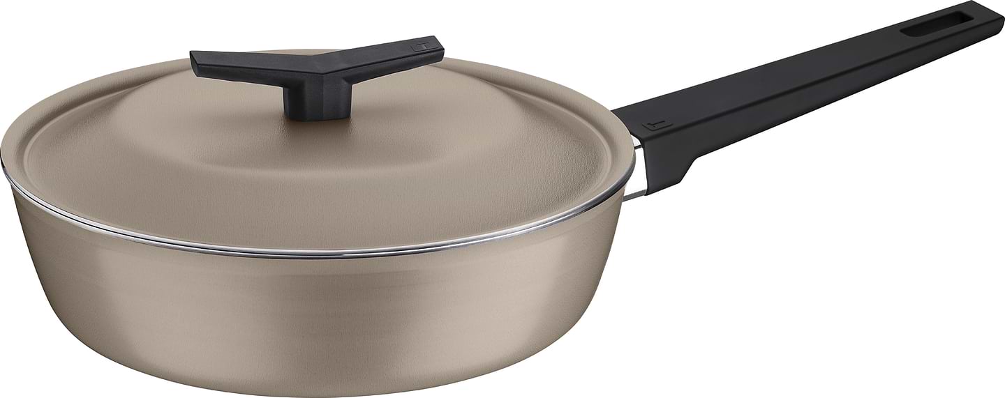 Сковорода універсальна Tramontina SPEZIA 24 см Sand (28374/324) - Фото 1