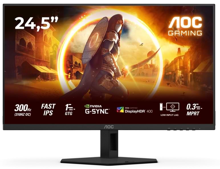 Монитор игровой AOC 25G4SRE Black/Red - Фото 1