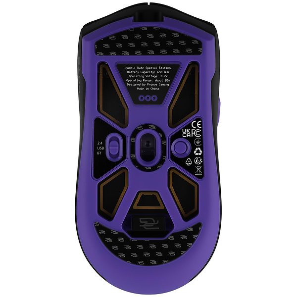 Фото - Миша бездротова ігрова Proove Gaming Rate Special Edition Black/Purple (CMRTWRS03001)