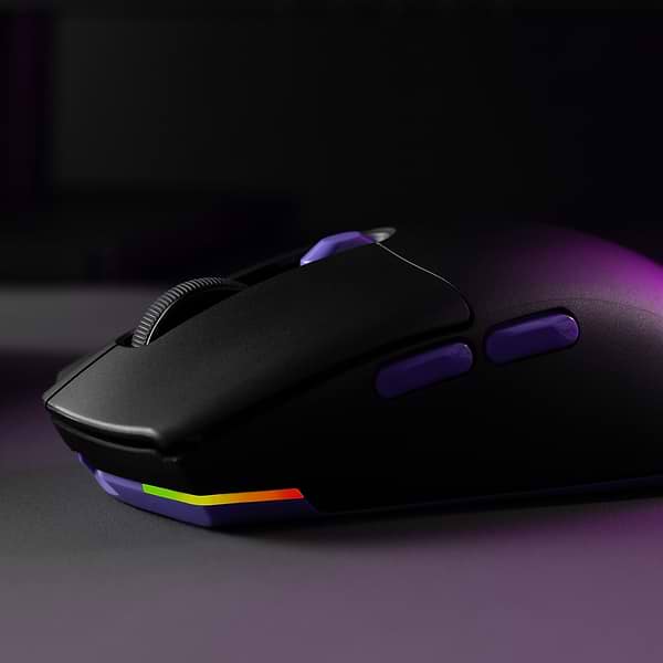 Фото - Миша бездротова ігрова Proove Gaming Rate Special Edition Black/Purple (CMRTWRS03001)