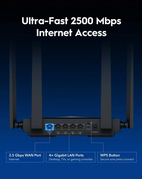 Фото - Маршрутизатор інтернет WiFi7 Cudy WR3600H