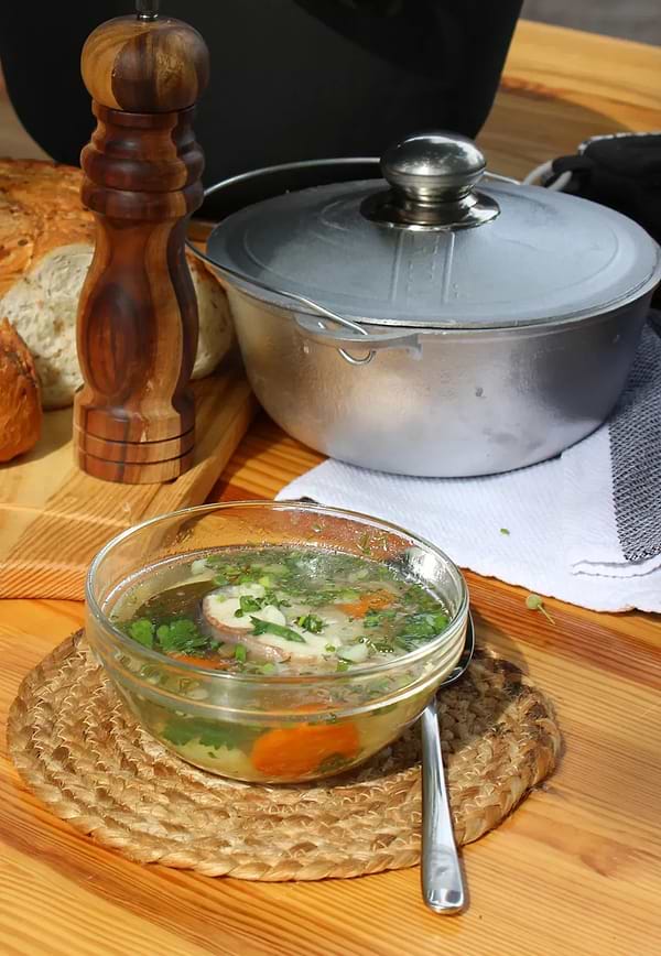 Фото - Казан Brizoll 12-002-1 Турист 2 л, з дужкою та кришкою