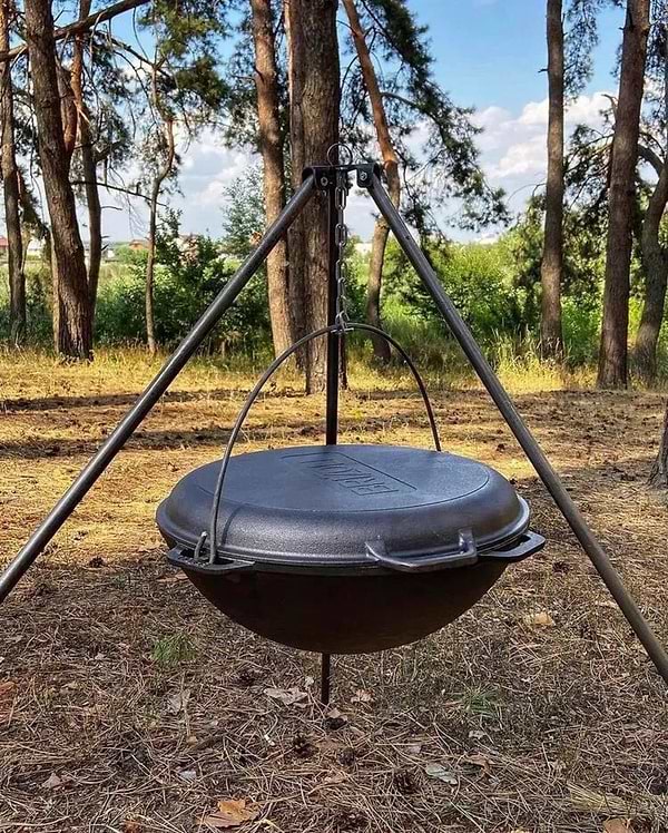 Фото - Казан Brizoll KA10-3 Азiя 10 л, азiатський з кришкою-сковородою гриль